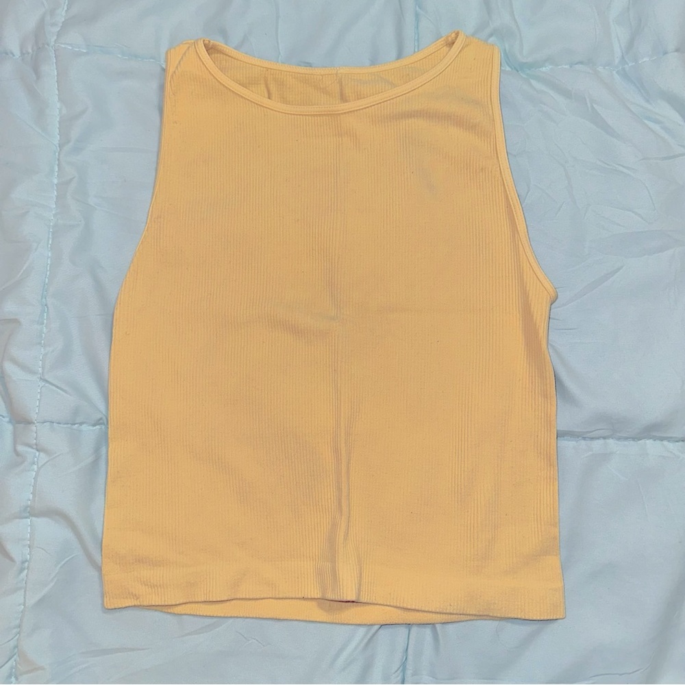 EUC Women’s Nikibiki Ribbed High Neck Crop OS